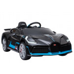 Elektrické autíčko Bugatti Divo Lakované - čierne